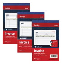 Livro de Notas Fiscais Adams DC5840 Pacote com 3 Blocos Carbono Autocopiativo 14x21cm Livro de Notas Fiscais Adams DC5840 Pacote com 3 Blocos Carbono Autocopiativo 14x21cm