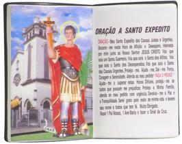 Livro de Oração Santo Expedito Resina Religioso