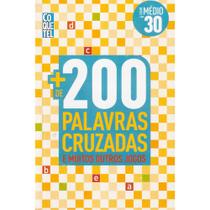 Livro de Passatempos Coquetel +200 Palavras Cruzadas Nível Médio