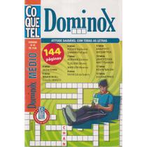 Livro De Passatempos Coquetel Coletânea Dominox Edição 45 Desafios Inteligentes Exercite A Mente Nível Médio 144 Páginas