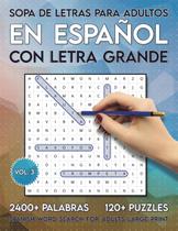 Livro de pesquisa de palavras publicado de forma independente em espanhol com letras grandes Livro de pesquisa de palavras publicado de forma independente em espanhol com letras grandes