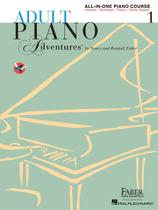 Livro de piano Faber Piano Adventures Curso tudo-em-um para adultos 1 Livro de piano Faber Piano Adventures Curso tudo-em-um para adultos 1