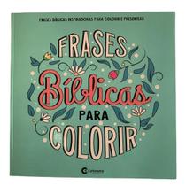 Livro De Pintar Frases Bíblicas Para Colorir Arteterapia