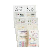 Livro De Pontos De Bordado Para Iniciantes, 6 Páginas, Kit De Costura DIY, Guia Criativo De Bordado Livro De Pontos De Bordado Para Iniciantes, 6 Páginas, Kit De Costura DIY, Guia Criativo De Bordado