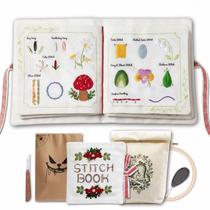 Livro de Pontos de Bordado TenDawn com 32 Pontos Kit DIY
