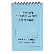 Livro de pontuação de xadrez WE Games Ultimate Spiral Bound Brochura