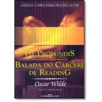 Livro De Profundis/balada do Carcere de Reading (Oscar Wilde)