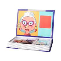Livro De Quebra-Cabeça Magnético 3D Para Crianças Brinquedo Educacional Montessori Para Treinamento