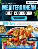 Livro de receitas A dieta mediterrânea completa para iniciantes