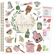 Livro de receitas: ceiba tree Family Blank Cookbook 21x29.7cm