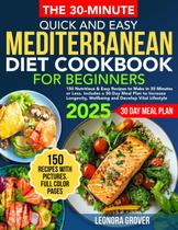 Livro de receitas: dieta mediterrânea simples e rápida para iniciantes