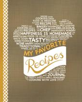 Livro de receitas Genérica Minhas receitas favoritas Diário de 100 receitas
