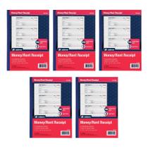 Livro de recibos Adams Money and Rent, 3 peças, Carbonless, 100 conjuntos