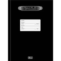 Livro de Registro de Empregados Capa Dura Preta 218x319mm 56 g/m2 com 100 Folhas Numeradas Tipograficamente