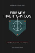 Livro de registro de inventário de armas de fogo Edição Tática Livro de registro de inventário de armas de fogo Edição Tática