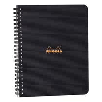 Livro de reuniões Rhodia PP Wirebound A5 Black 80 Sheets