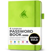 Livro de senhas Clever Fox Password Keeper (verde)