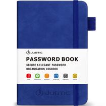 Livro de senhas JUBTIC Password Keeper com guias alfabéticas Livro de senhas JUBTIC Password Keeper com guias alfabéticas
