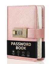 Livro de senhas WEMATE com bloqueio de mais de 600 entradas 11x16cm