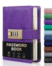 Livro de senhas WEMATE Lock 600+ entradas 11x16 cm roxo