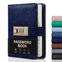 Livro de senhas WEMATE Lock 600+ Spaces A-Z Tabs 11x16cm