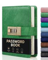 Livro de senhas WEMATE Lock Organizer 600+ entradas 11x16 cm