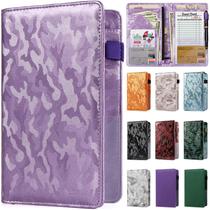 Livro de servidor EcoVision para garçonete em couro com bolso com zíper Livro de servidor EcoVision para garçonete em couro com bolso com zíper
