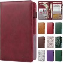 Livro de servidor EcoVision para garçonete em couro com bolso com zíper Livro de servidor EcoVision para garçonete em couro com bolso com zíper