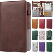 Livro de servidor EcoVision para garçonete em couro com bolso com zíper Livro de servidor EcoVision para garçonete em couro com bolso com zíper