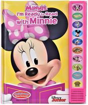 Livro de som PI Kids Disney Minnie Mouse que estou pronto para ler