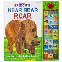 Livro de som PI Kids World de Eric Carle Hear Bear Roar