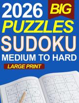Livro de Sudoku de publicação independente, médio a difícil, formato grande Livro de Sudoku de publicação independente, médio a difícil, formato grande