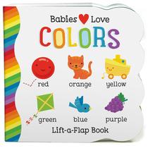 Livro de tabuleiro Cottage Door Press Babies Love Colors Livro de tabuleiro Cottage Door Press Babies Love Colors