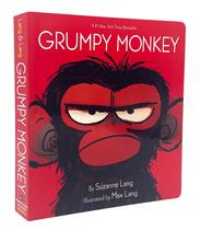 Livro de tabuleiro Random House Books para jovens leitores Grumpy Monkey