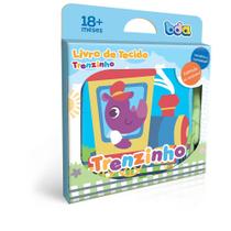 Livro de Tecido Colorido Trenzinho Bebê Infantil Toyster