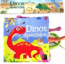 Livro de tecido - Dinos divertidos - PE DA LETRA Livro de tecido - Dinos divertidos - PE DA LETRA