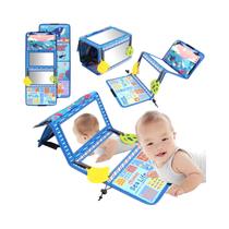 Livro De Tecido Macio Para Bebês Com Espelho Distortor, Brinquedo Educacional Montessori Para