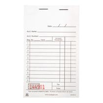 Livro de vendas Royal White Carbon 2 Part Booked 3,5 x 6,7 cm