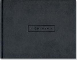 Livro de Visitas Clássico Peter Pauper Press - Capa Preta - 96 Páginas