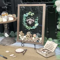 Livro de visitas de casamento Alternative Y&K Homish Transparent