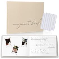 Livro de visitas de casamento Paige McRae Home & Decor com adesivos Livro de visitas de casamento Paige McRae Home & Decor com adesivos