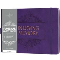 Livro de visitas funerário Skyline In Loving Memory 610 entradas