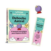 Livro Deboche astral - edição com marcador de página e imã