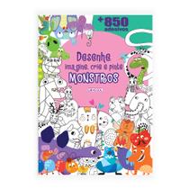 Livro - Desenhe, imagine, crie e pinte monstros Livro - Desenhe, imagine, crie e pinte monstros
