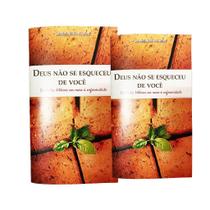 Livro Deus Não Se Esqueceu de Você - 10 Unidades