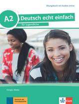 Livro - Deutsch Echt Einfach A2 Ubungsbuch Mit Audios Online