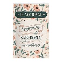 Livro - Devocional 3 minutos de sabedoria para mulheres - lettering