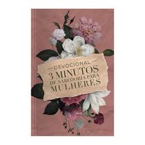 Livro - Devocional 3 minutos de sabedoria para mulheres - papel