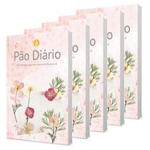 Livro - Devocional Pão Diário - Feminino - Kit com 5 unidades
