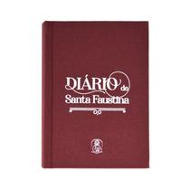 Livro Diário de Santa Faustina Capa em Tecido Vermelho - Editora Divina Misericórdia